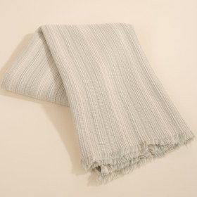 Resim Adel Waffle Dokulu Peştemal - 90x170 cm / Adaçayı Yeşili 