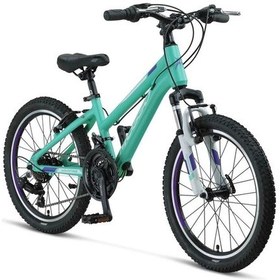 Resim Mosso Wıldfıre L-20-v Kız Çocuk Bisikleti 280h 20 Jant 18 Vites Emerald Mor Çok Renkli 