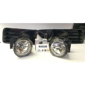 Resim Sis Farı Takımı / Seti Fiat Linea (2007-2011) Sıyah Çerçeveli 