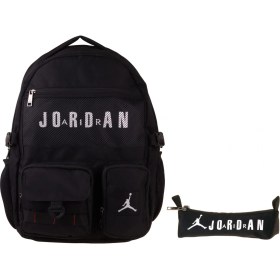 Resim Jordan Air Brooklyn Black Siyah Ikili Sırt Çantası ve Kalemlik Seti - Erkek Çocuk - SETJA-Q3180C 