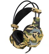 Resim Sprange SR-X8 Kamuflaj Desenli Gaming Oyuncu Mikrofonlu Kulaklık Aynı Gün Hızlı Kargo