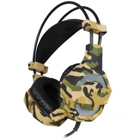 Resim Sprange SR-X8 Kamuflaj Desenli Gaming Oyuncu Mikrofonlu Kulaklık 
