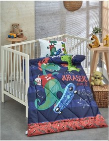 Resim Komfort Home V20 %100 Pamuklu Silikon Elyaf Bebek Yorgan Seti 