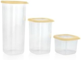 Resim Schafer Hold 3 lü Saklama Kabı-Sarı 