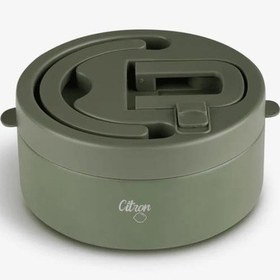 Resim Citron Separatörlü Paslanmaz Çelik Yemek Termosu 400 Ml - Green 1196687 