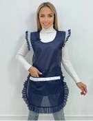 Resim Aşçı, Manikür Ustası, Satıcı, Pastacı İçin Mutfak Önlüğü 366081686 Mavi 