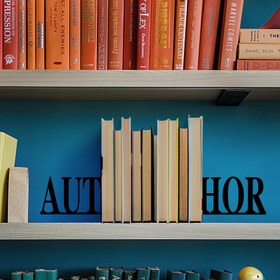 Resim KT-042 Dekoratif Metal Kitap Tutucu | ByLamp 