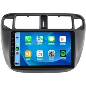 Resim Aln Honda Civic İes 1996-2001 4gb Ram 64gb Hafıza 8 Çekirdek Carplay Android Multimedya 9" 
