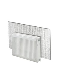 Resim 4 Metre 10 Mm Alüminyum Folyolu Kalorifer, Radyatör Petek Arkası 