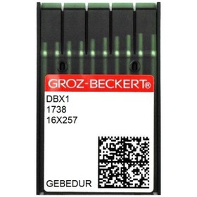 Resim Groz Beckert DBX1 (16X231) GEBEDUR 9/65 Düz Makine İnce Dip Dikiş İğnesi - 100 Adet 