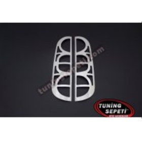 Resim Fiat Doblo 2006 - 2009 Stop Çerçevesi Metal Paslanmaz Çelik Krom 