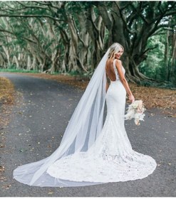 Resim bbays new trend 2mt Gelin Duvak Inci Duvak Gelin,duvak,gelinlik Aksesuar,vualet,nikah Aksesuari, 