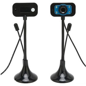 Resim Tenfowee Hd Usb Web Kamerası - Manuel Odaklama, Led Doldurma Işığı Ve Mikrofonlu - Bilgisayar/laptop Uyumlu, Plug&play Win/mac/linux 