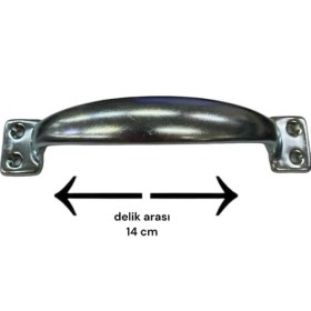 Resim Hsc Bilişim Ennalbur Boş Kulp No 165 14 cm Delik Arası 