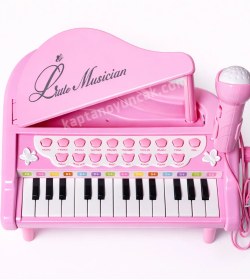 Resim Mikrofonlu 24 Tuşlu Mp3 Çalar Piyano 