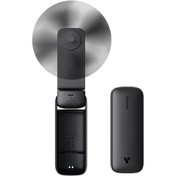 Resim Aecooly Pf01 Katlanabilen Kompakt 3 Kademeli Mini Vantilatör Portatif Soğutucu El Fanı Siyah 