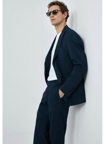 Resim Lufian Piel Spor Erkek Blazer Ceket Slim Fit Lacivert Lacivert 111140171100200 Lacivert 