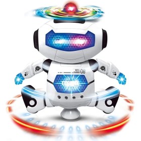 Resim Toru Toys Torutoys 3D Işıklı ve Müzikli Dans Eden Robot 