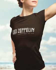 Resim Led Zeppelin - Nobody’s Fault but Mine Kadın Tişört 