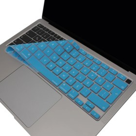 Resim McStorey Macbook Air M1 Klavye Kılıfı Türkçe Q Baskı A2179 A2337 ile Uyumlu 