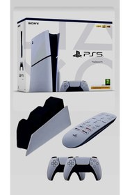 Resim Sony PlayStation 5 1 TB CD versyon slim + çift kol+ Joystik şarj aleti+ Medya kumanda 