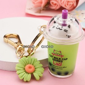 Resim Silver1 Ejderha Kedi Uyan Aslan Servet Kedi Sevimli Anahtarlık Kaplan Küçük Kolye Ejderha Bebek Karikatür Çanta Çekicilik Anahtarlık (Yurt Dışından) 