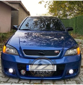 Resim Opel Astra G 1998, 1999, 2000, 2001, 2002, 2003, 2004 Uyumlu Yarasa Batman Ayna Kapağı Piano Black 