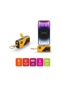 Resim Polosmart Psm132 Taşınabilir Dijital Göstergeli 20w Pd Çıkışlı Şarj Cihazı Powerbank 5.000 Mah Sarı Sarı 
