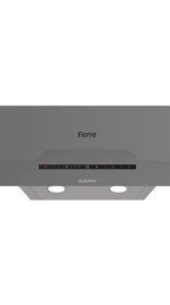 Resim Ferre D065 Gri Ultra Sessiz Silentart 60 cm Ankastre Davlumbaz Duvar Tipi Alüminyum Filtre 