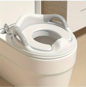 Resim Maxaccess Bebek Lazımlık Eğitimi İçin Karton Taç Desenli Beyaz Çocuk Klozet Adaptörü Beyaz 