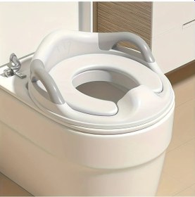 Resim Maxaccess Bebek Lazımlık Eğitimi İçin Karton Taç Desenli Beyaz Çocuk Klozet Adaptörü Beyaz 