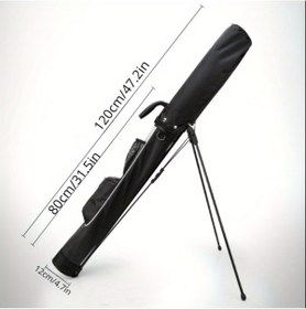 Resim BABUN Ayakta Durabilen Standlı Ayaklı Golf Spor Malzemeleri Taşıma Çantası Golf Sopası Kılıfı 