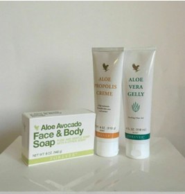 Resim Forever Aloe Propolis Krem + Aloe Vera Gelly + Avocado Sabun 