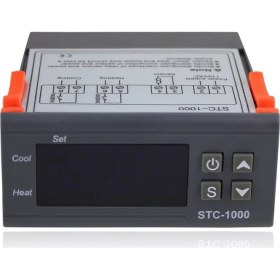 Resim Stc-1000 Lcd Prob Termostat Problu 5M Kablolu 