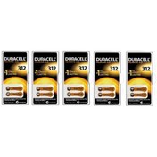 Resim Duracell 312 Numara İşitme Cihazı Pili 5'Li Paket 