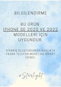 Resim Multitronic iPhone SE 2020 ve 2022 Uyumlu Summer Tasarım Baskılı Şeffaf Kılıf, strlghtse498 