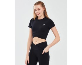 Resim Skechers Performance Coll. W Short Sleeve T-Shirt Kadın Siyah Tshirt S241133-001 