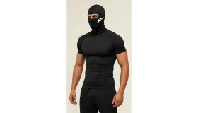Resim Flex Premium Reflektörlü Siyah Kar Maskesi Model 27 Balaklava Balaclava Motorsiklet Scooter Bisiklet Spor 
