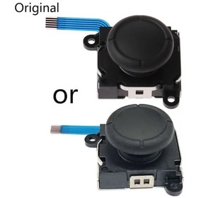 Resim Black-1pc 3d Analog Sensör Çubuğu Joystick Nintendo Anahtarı İçin Yedek Joycon Denetleyici Kolu Oyun Aksesuarları 