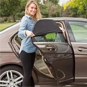 Resim Lidyahan Store Oto Güneşlik Perde Araba Yan Cam Perdesi 80x50 cm Esnek Yapı ile Koruyucu 