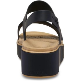 Resim Crocs 211802-0RI Brooklyn Matte Wrap Low Wedge Kadın Sandalet 