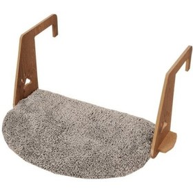 Resim Pribor Kalorifer Petek Yatağı Geniş Kalın Süngerli Kedi Yatağı 30x50cm Kolay Geçmeli Montaj Gri 
