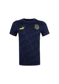 Resim Puma Fenerbahçe Pattern Laci Tshırt Uv Ahşap Kutu Lacivert 