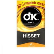 Resim Okey Hisset Prezervatif Ekonomik Paket 20 Adet 