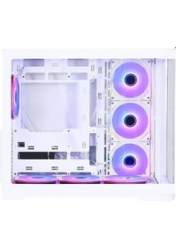Resim Gamebooster Gb-g2852w 7-fanlı Gamıng Mıd-tower Pc Kasası Beyaz 