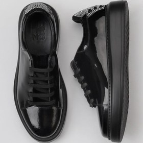 Resim Bueno Shoes Siyah Rugan-süet Erkek Spor Ayakkabı 09ma380 
