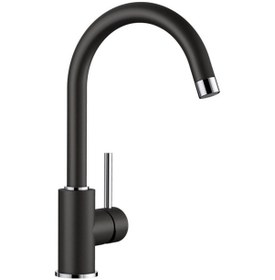 Resim Blanco Mıda Evye Armatürü. Siyah Renk Siyah 