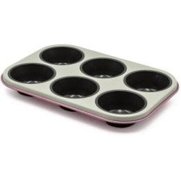 Resim Aryıldız 6'lı Muffin Kalıbı Koyu Pembe 