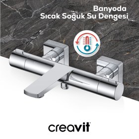 Resim Termostatik Banyo Armatürü 