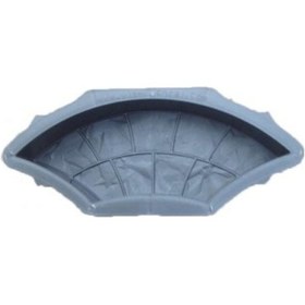 Resim Plastik Parke Taşı Kalıbı Tekli Midye (10 Adet) 